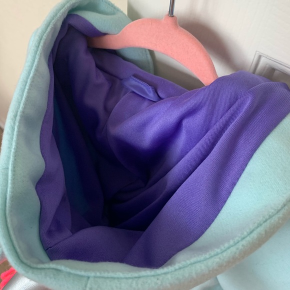 Cat & Jack Brand Baby Girl Unicorn Hooded Peacoat - Picture 11 of 12